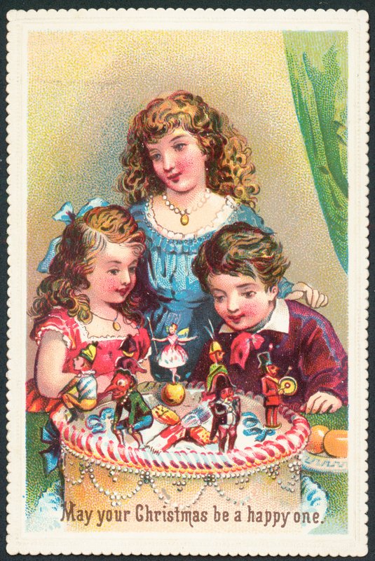 Noel pastası, Noel kartı arayan çocuklar by English School