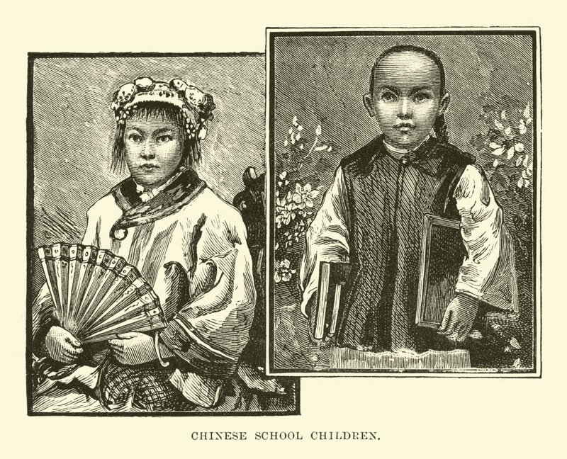 Çinli Okul Çocukları by English School