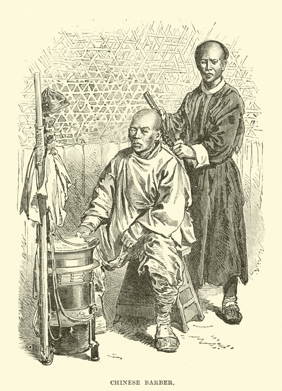 Çinli berber by English School