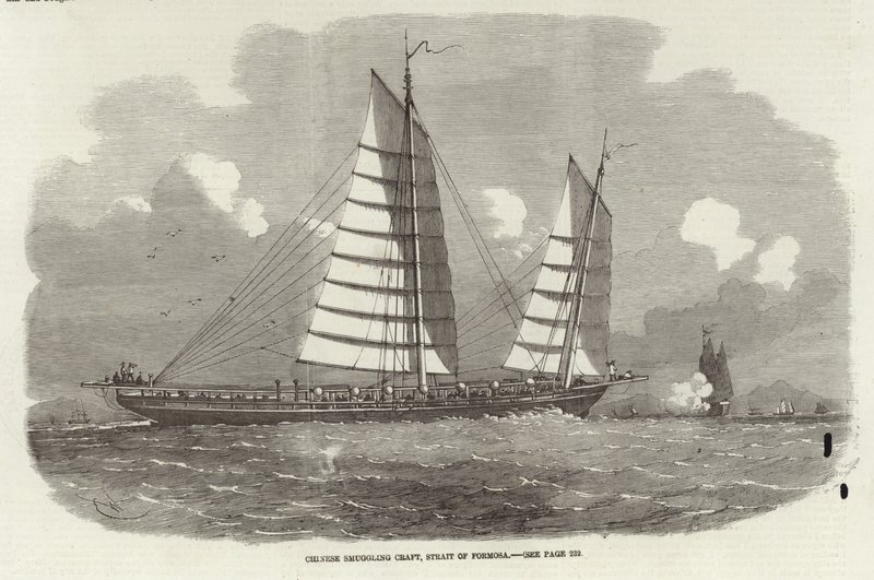 Çin kaçakçılığı gemisi, Formosa Boğazı by English School