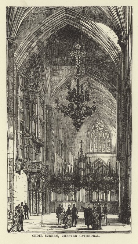 Koro Ekranı, Chester Katedrali by English School
