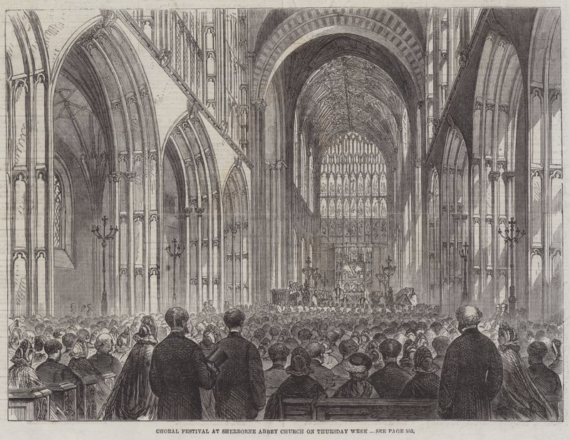 Perşembe Haftası Sherborne Abbey Kilisesi
