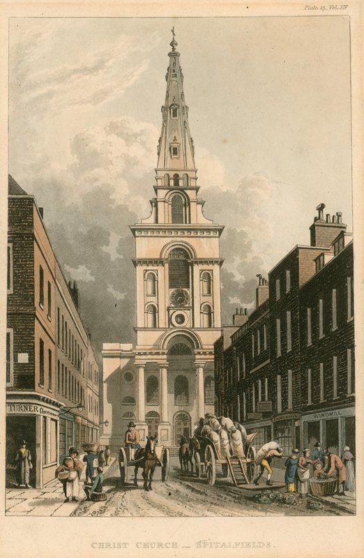 Christ Church, Spitalfields, Londra by English School