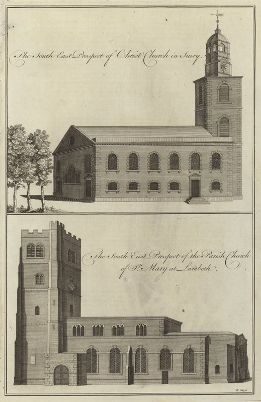 Christ Church, Surrey ve Lambeth