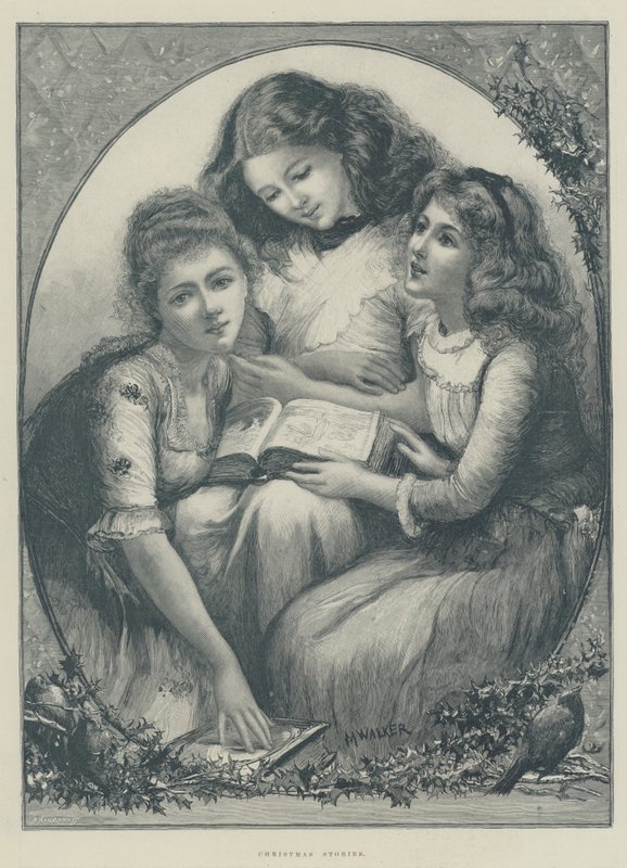 Noel Hikayeleri (gravür) by English School