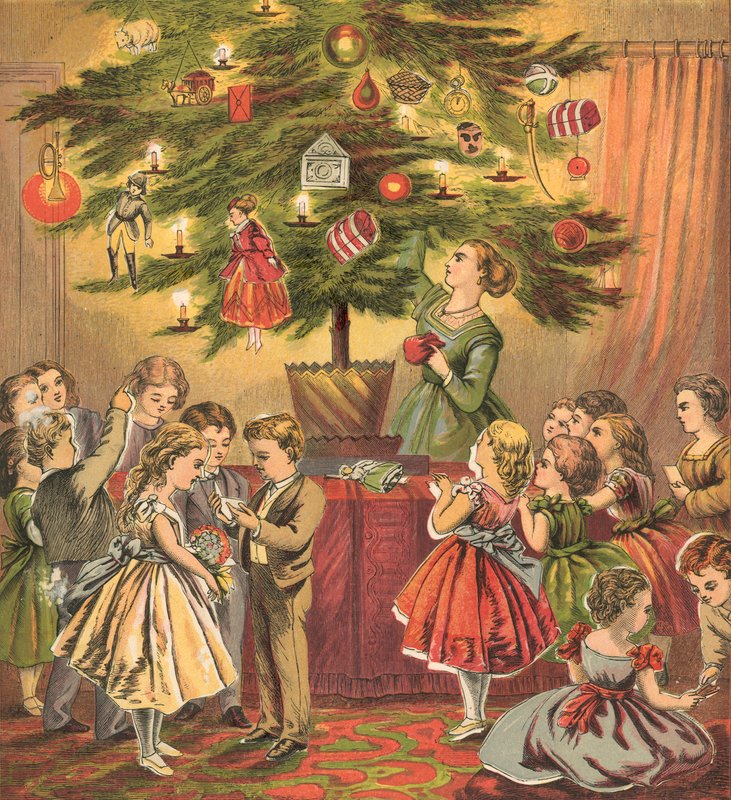 Noel ağacı ve Noel hediyeleri by English School
