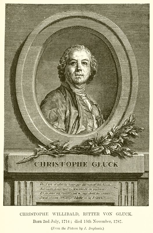 Christophe Willibald, Şövalye Von Gluck by English School