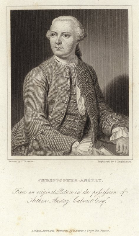 Christopher Anstey - İngiliz yazar ve şair (1724 ? 1805) by English School