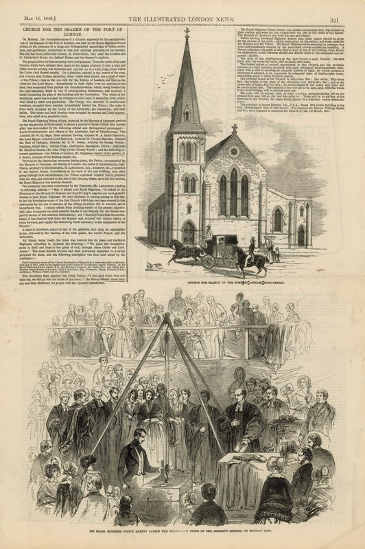 Londra Limanı Denizcileri için Kilise by English School