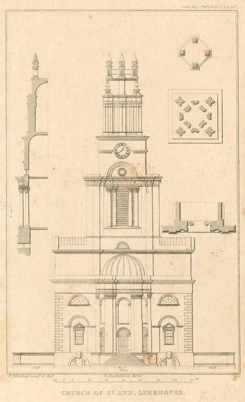 St Ann Kilisesi, Limehouse, Londra by English School