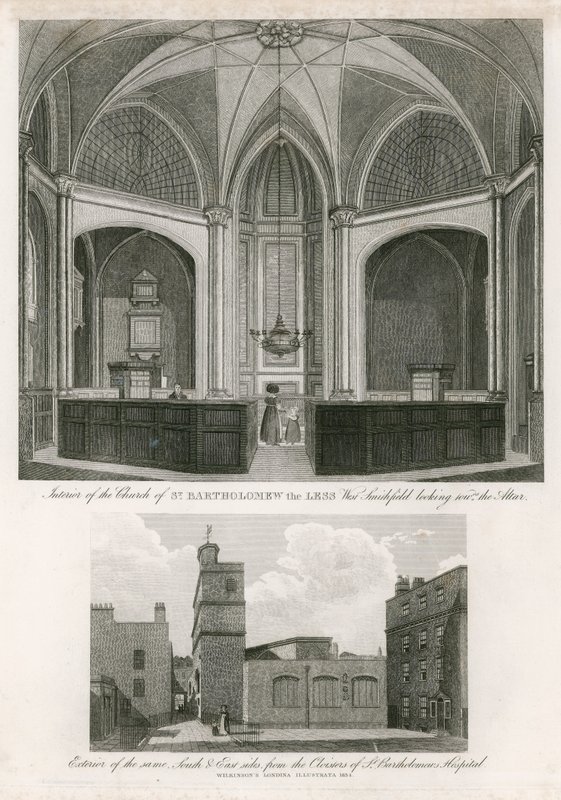 Aziz Bartholomew Az Kilisesi, Batı Smithfield by English School