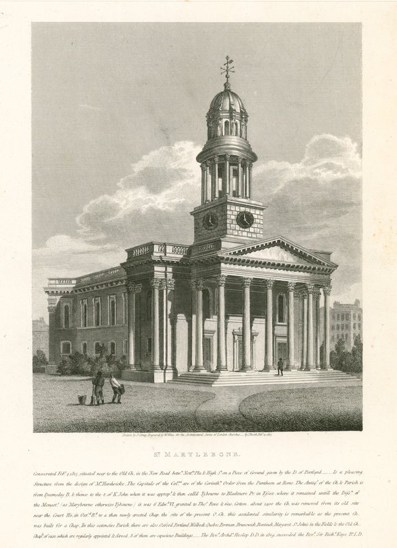 St Marylebone Kilisesi, Londra by English School