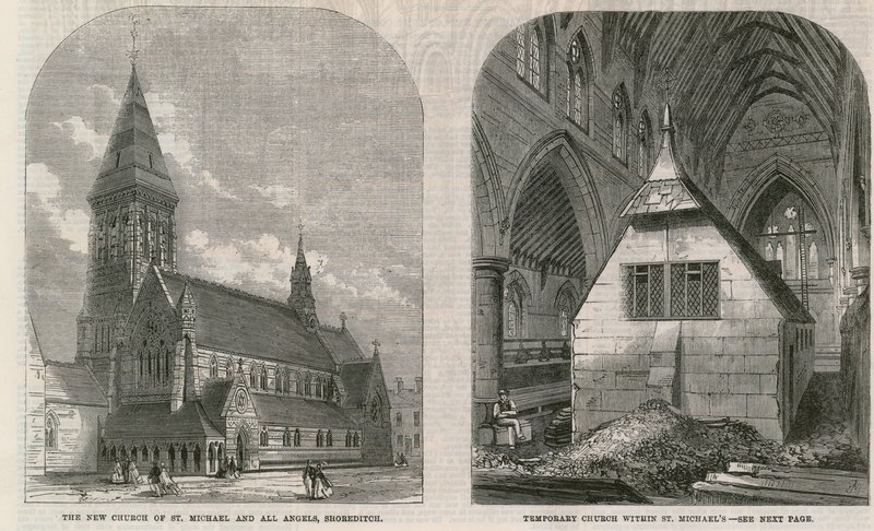 St Michael ve All Angels Kilisesi, Shoreditch by English School
