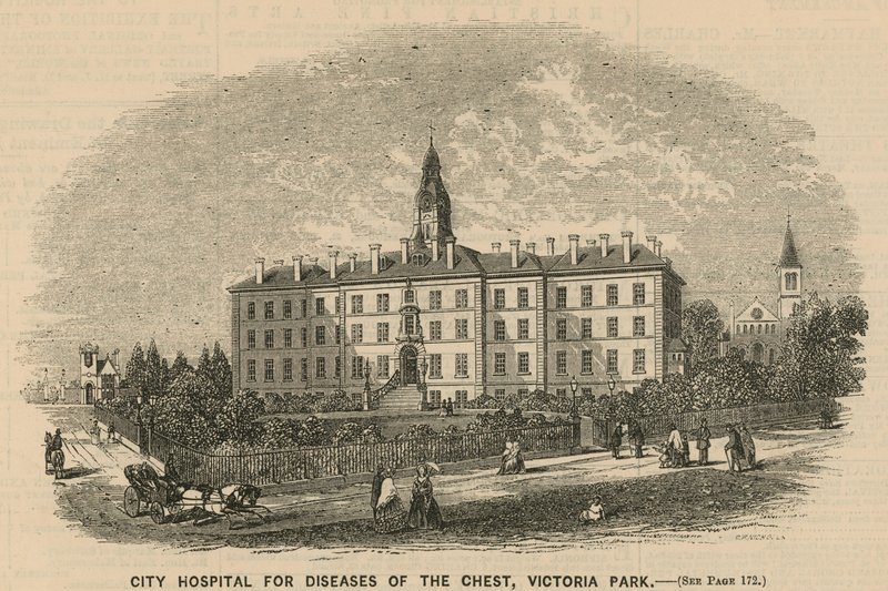 Göğüs Hastalıkları Şehir Hastanesi, Victoria Park, Londra by English School
