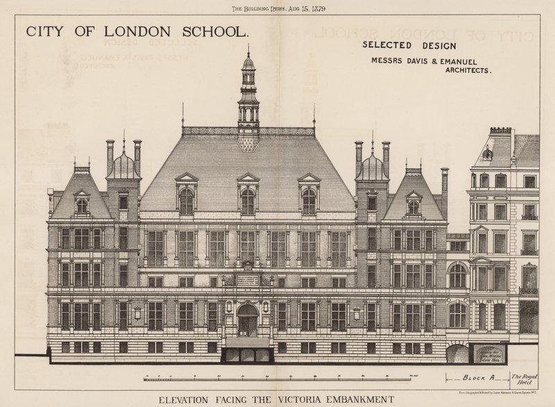 Londra Şehri Okulu; Victoria Embankment