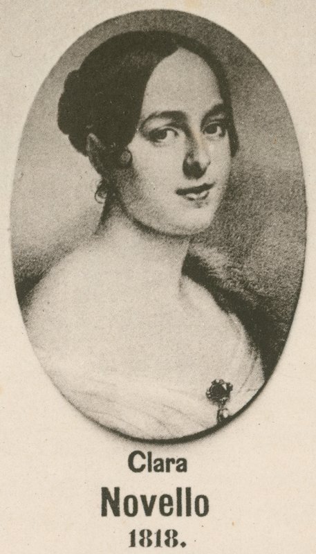 Clara Novello (gravür) by English School