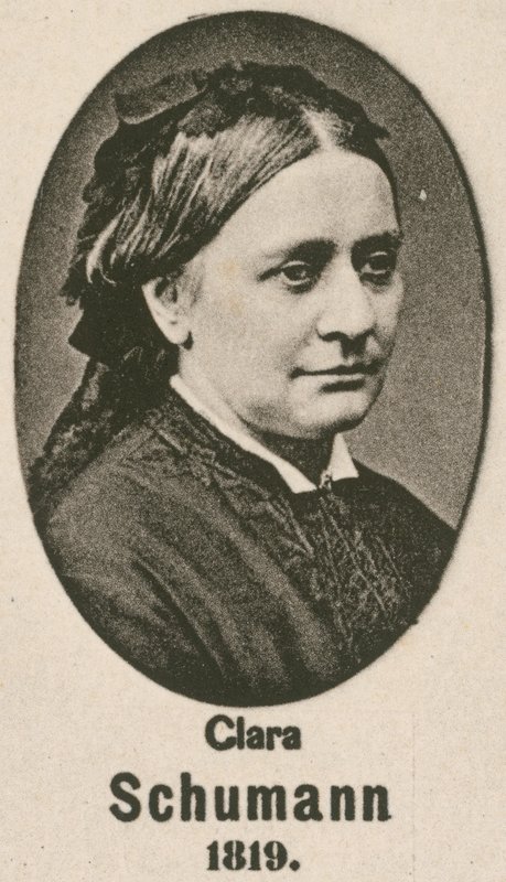 Clara Schumann (gravür) by English School