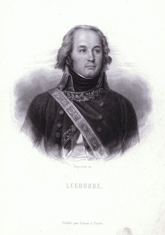 Claude Lecourbe, Fransız Devrimci ve Napolyon savaşları sırasında Fransız generali (gravür) by English School