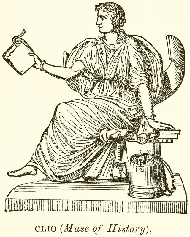 Clio (Tarihin İlham Perisi) by English School