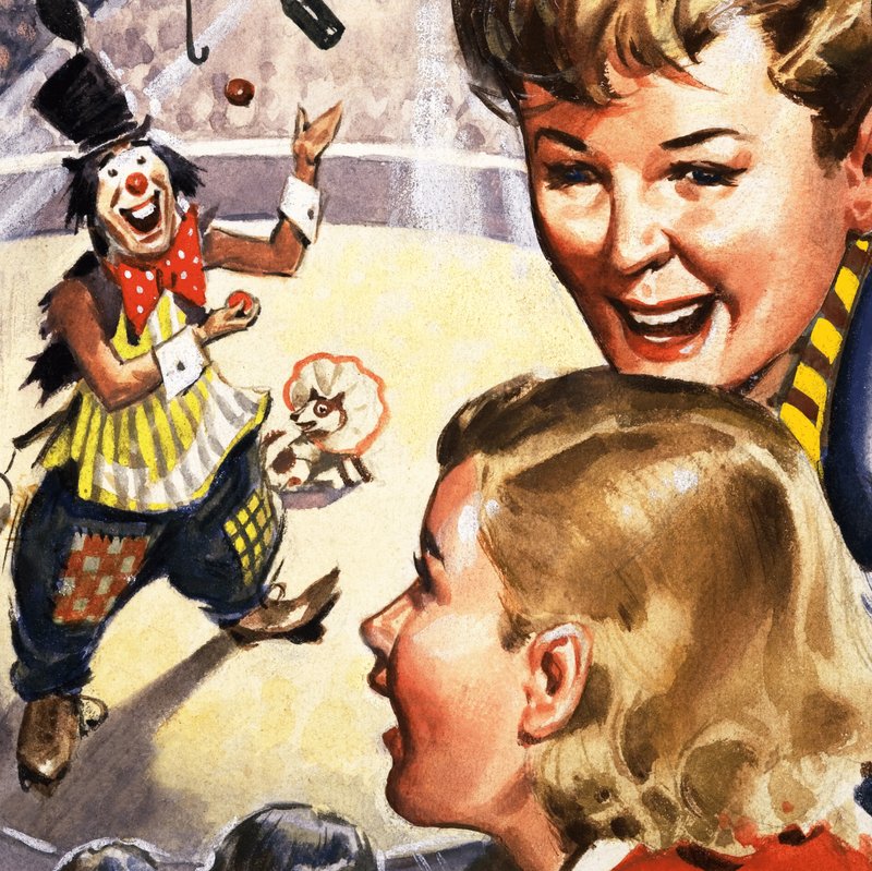 Bir sirkte palyaço by English School