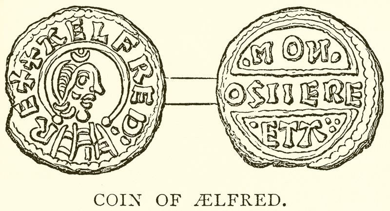 Aelfred'in madeni parası by English School
