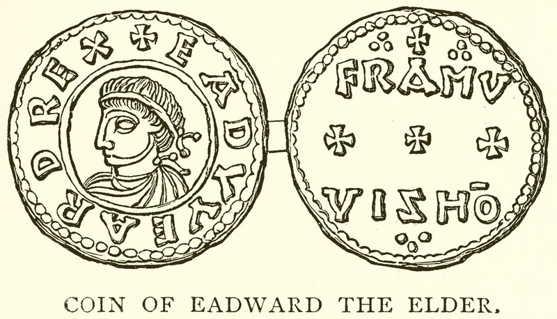 Yaşlı Eadward Madeni Parası by English School