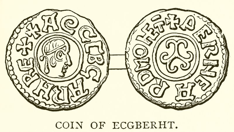 Ecgberht madeni para by English School