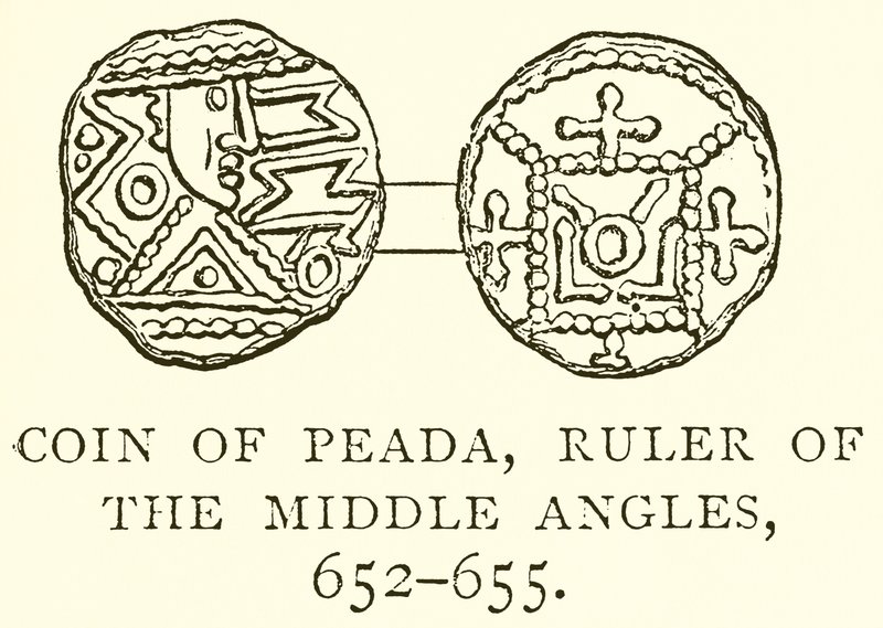 Peada Sikkesi, Orta Açıların Hükümdarı, 652--655 by English School