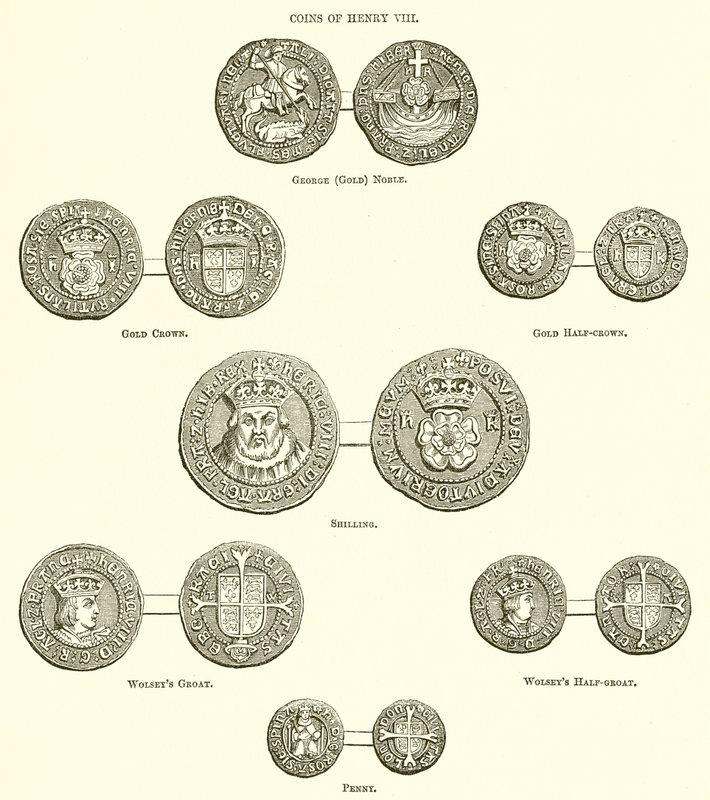 Henry VIII Sikkeleri by English School