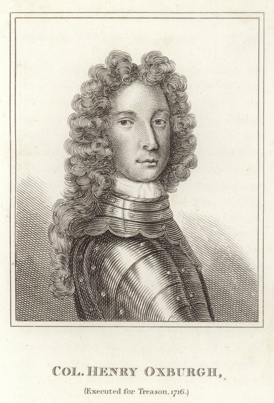 Albay Henry Oxburgh, İhanetten İnfaz Edildi, 1716 by English School