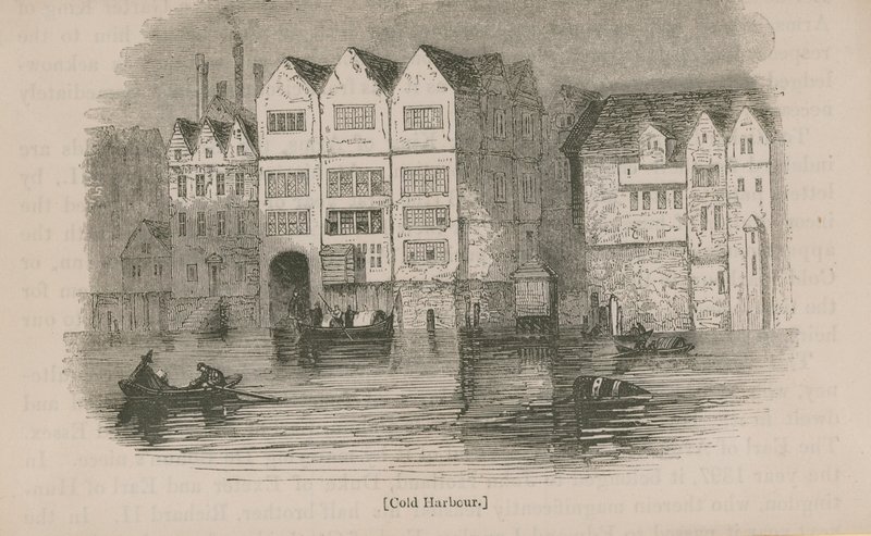 Thames üzerinde Soğuk Liman by English School