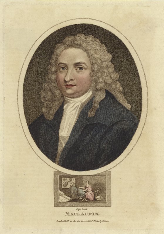 Colin MacLaurin (bakır gravür) by English School