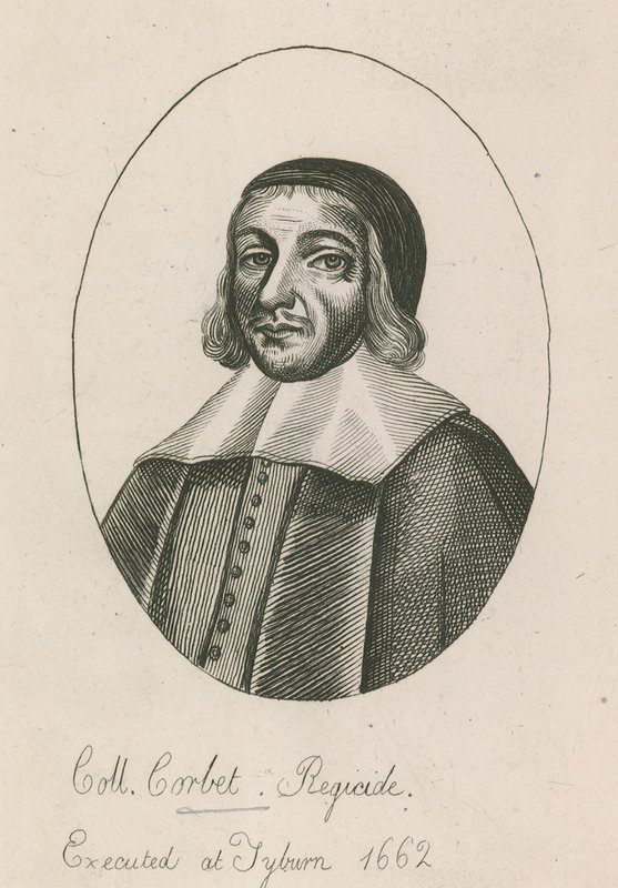 Coll Corbet, Regicide, Tyburn