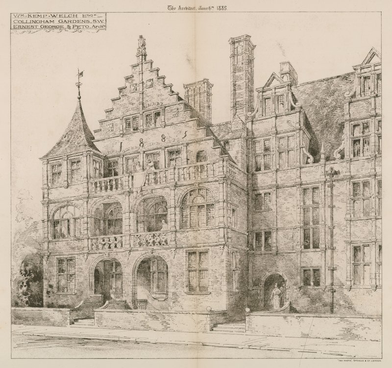 Collingham Bahçeleri, Kensington, Londra by English School