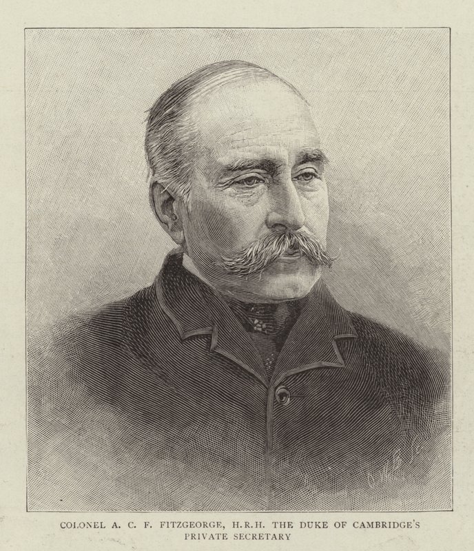 Colonel A C F Fitzgeorge, HRH Cambridge