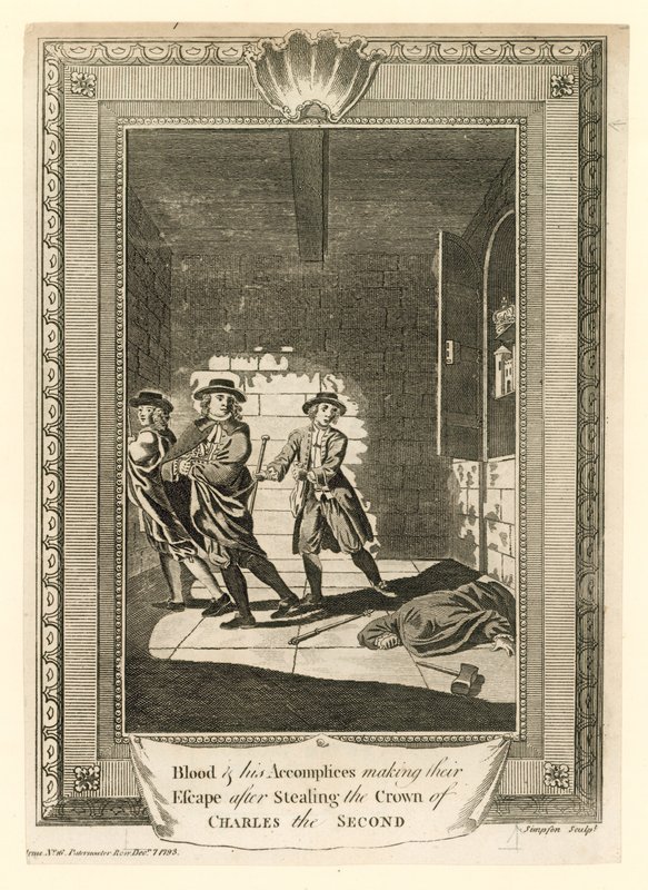 Albay Blood ve suç ortakları, Kral II. Charles