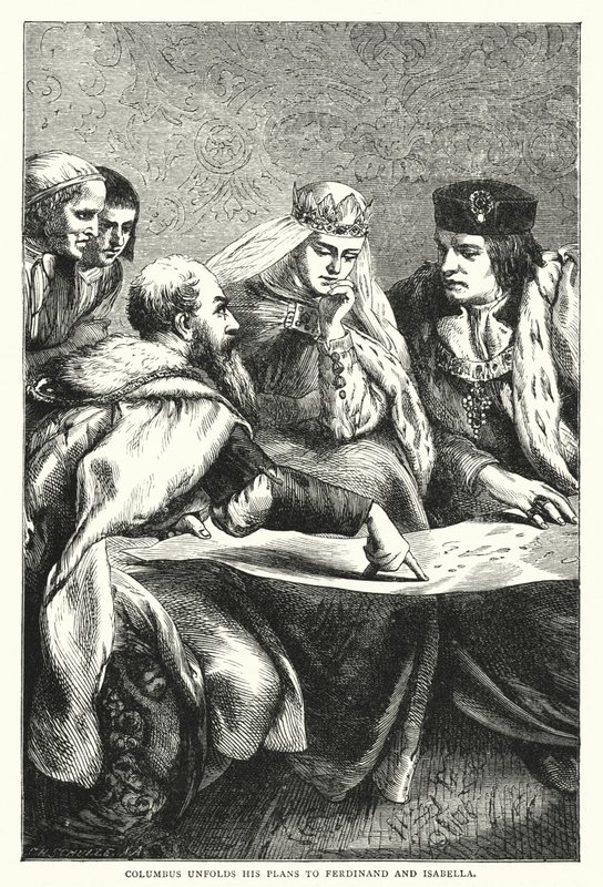 Columbus, Planlarını Ferdinand ve Isabella