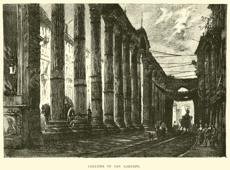 San Lorenzo Sütunları by English School