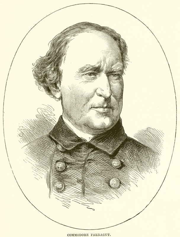 Amiral Farragut by English School