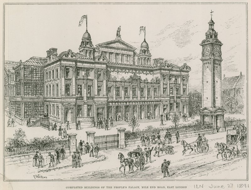Halk Sarayı, Mile End Road, Doğu Londra'nın tamamlanmış binaları by English School