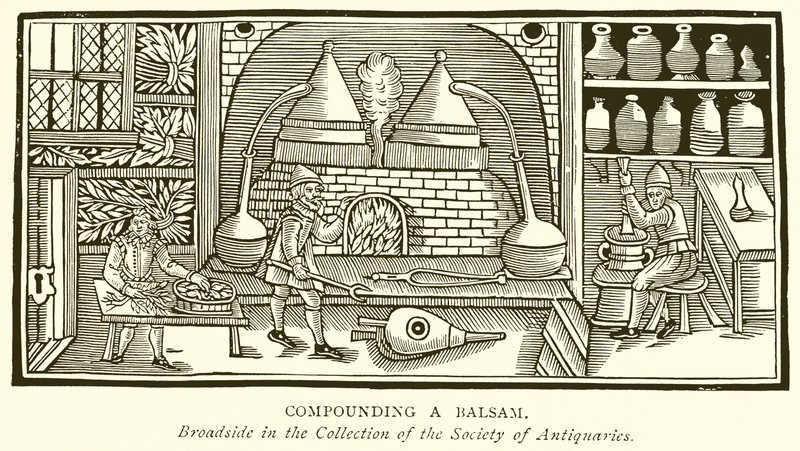 Bir Balsam Bileşimi by English School