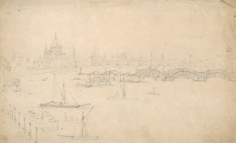 Waterloo Köprüsü, Londra İnşaatı by English School