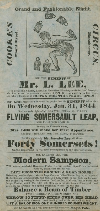 Lavater Lee yararına Curcus Cookes, 31 Ocak 1844 by English School