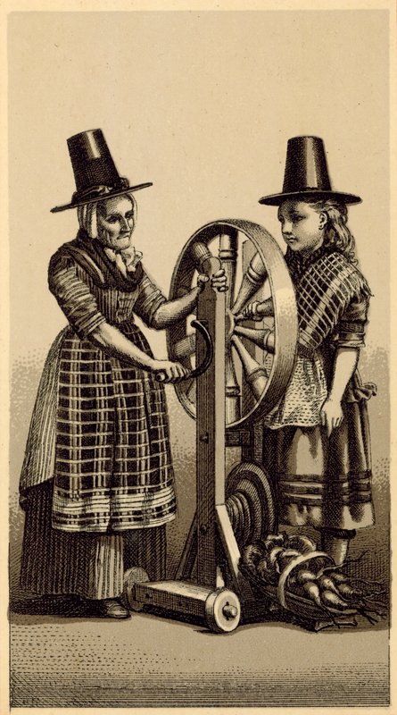 Galler Kostümleri: Dönen Genny (lito) by English School