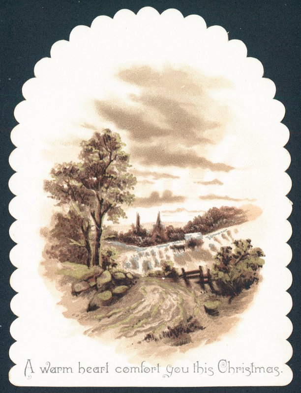Ülke Manzarası, Noel Kartı by English School