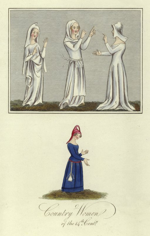14. yüzyılın taşralı kadınları by English School
