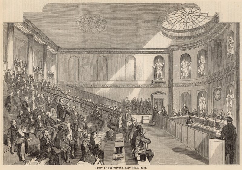 Mülk Sahipleri Mahkemesi, Doğu Hindistan Evi by English School