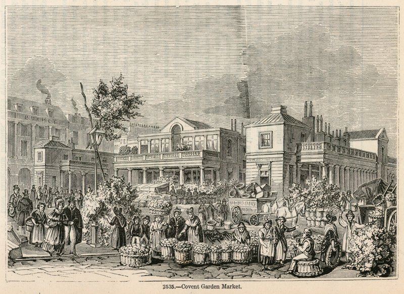 Covent Garden Pazarı, Londra by English School