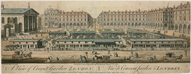 Covent Garden Pazarı, Londra by English School