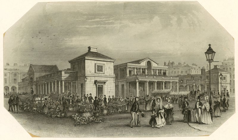 Covent Garden Pazarı, Londra by English School